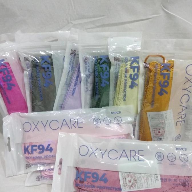 Masker OXYCARE KF94 4ply isi 10 pcs/pack . Warna Pink muda , dll. 90-little-twin-stars Segera Beli