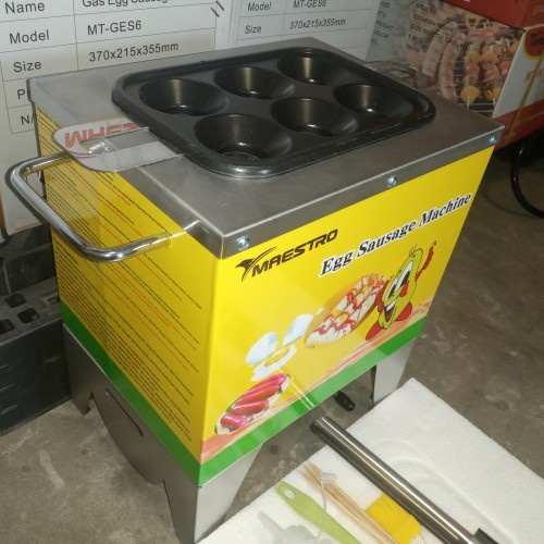 Sostel Kompor Sostel Egg Sausagge 6 Lubang Gas Warna (Yellow)