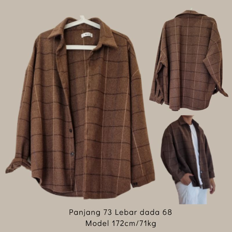 WEGO Oversized Wool Overshirt