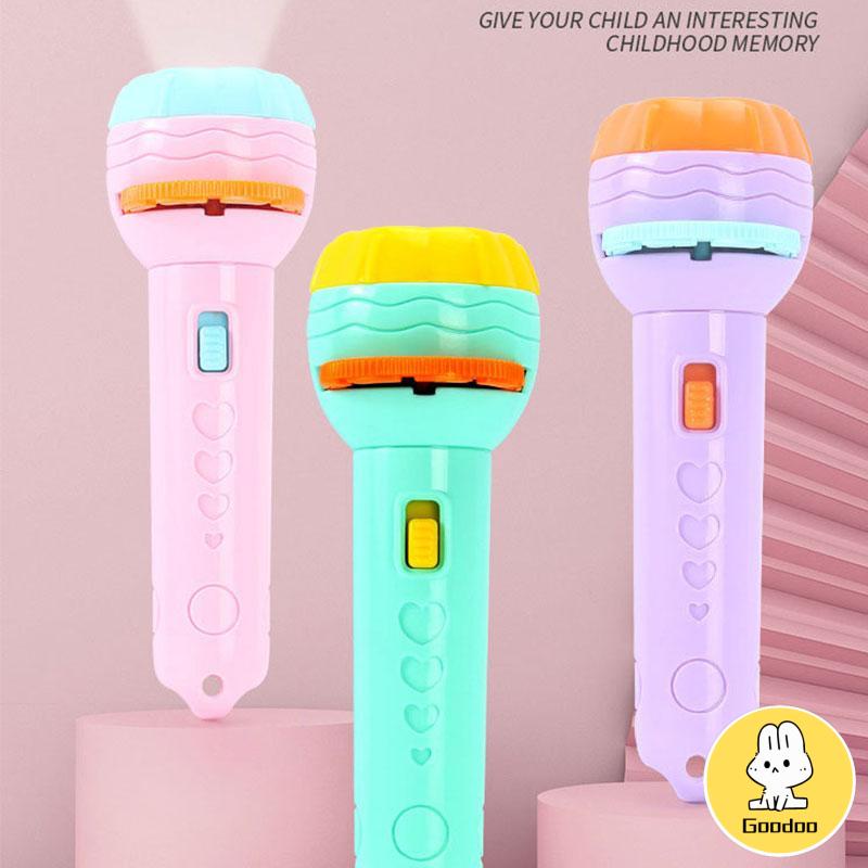 Kartun Proyektor Senter Bayi Cerita Waktu Tidur Pemutaran Mainan Lampu Pendidikan Anak Usia Dini Mainan-S -Doo