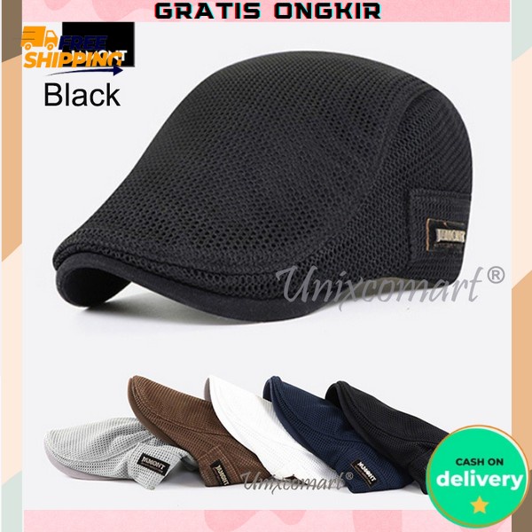 Topi Pelukis Kekinian Import Topi Pria Pelukis Terbaru 2023 Pelindung Kepala Kekinian Patino Hat Dew