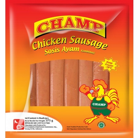 

Champ Chicken Sausage / Sosis Ayam Champ 375GR