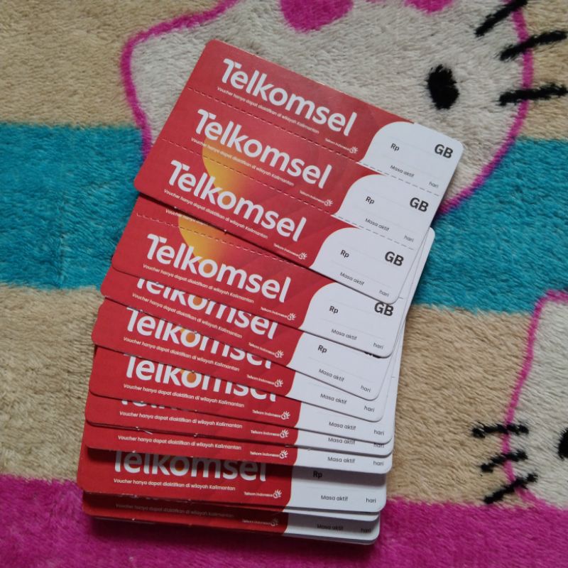 VOUCHER KOSONG TELKOMSEL KALIMANTAN