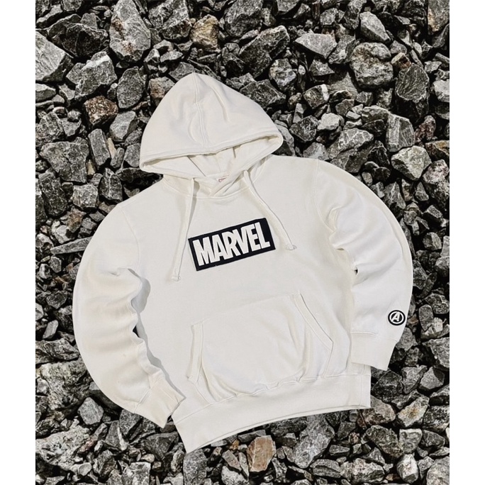 hoodie marvel second white