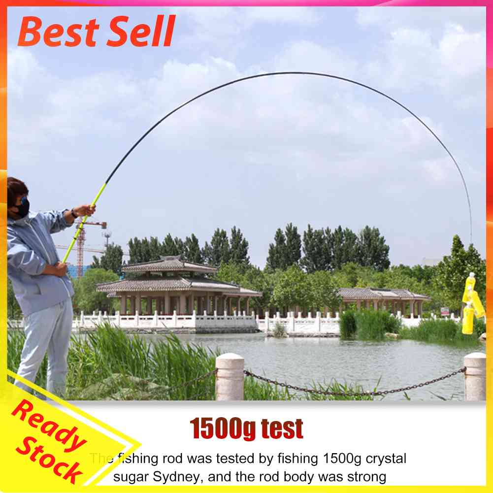 Carbon Fiber Hard Ultra Light Short Section Fishing Rod Pole Fishing Tackle