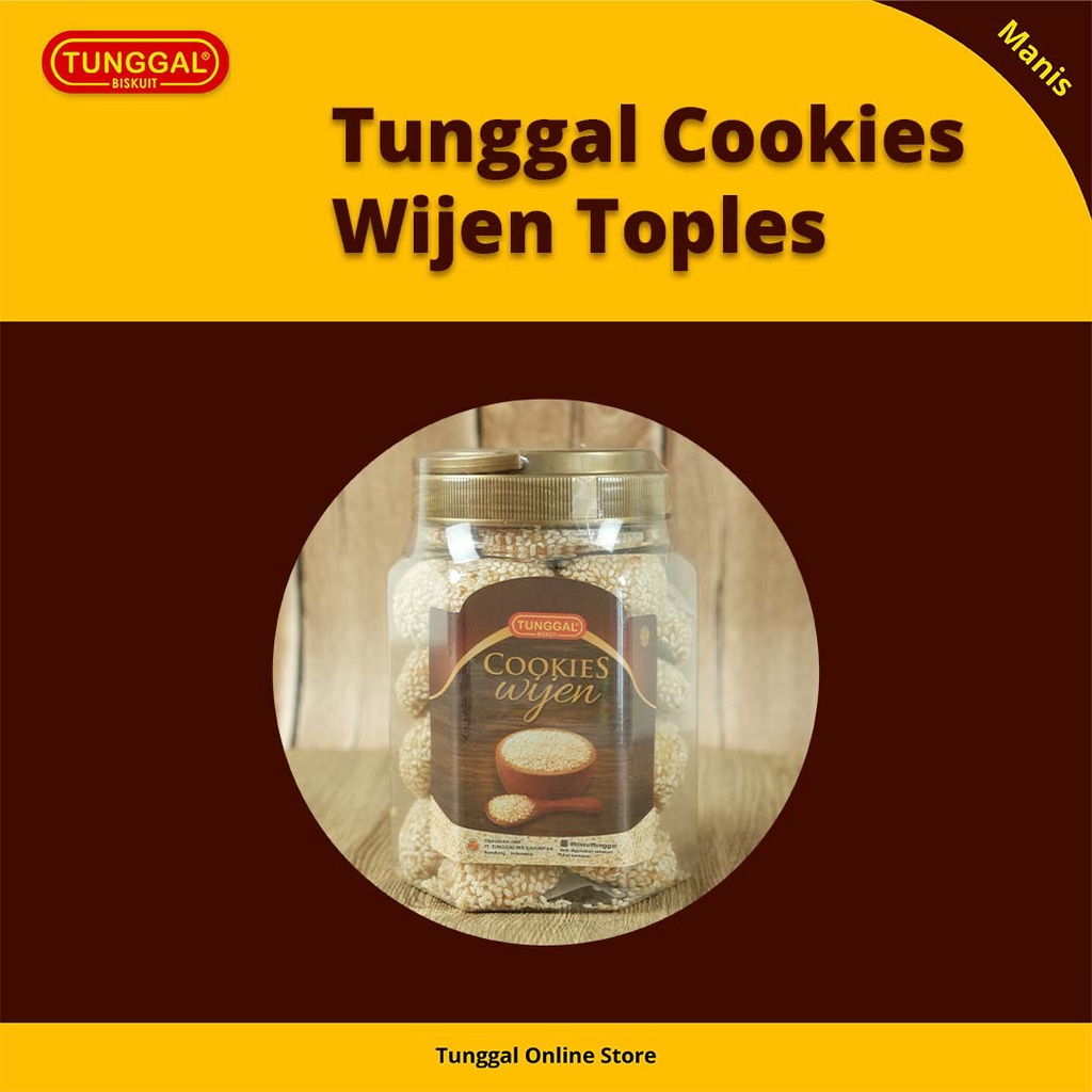 

Tunggal Cookies Wijen Toples