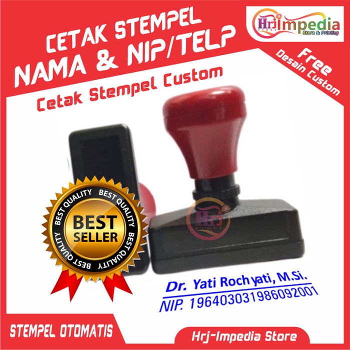 

Hot Sale Cetak Stempel Nama Otomatis | Cetak Stempel Nama Custom | Cap Stempel Berkualitas