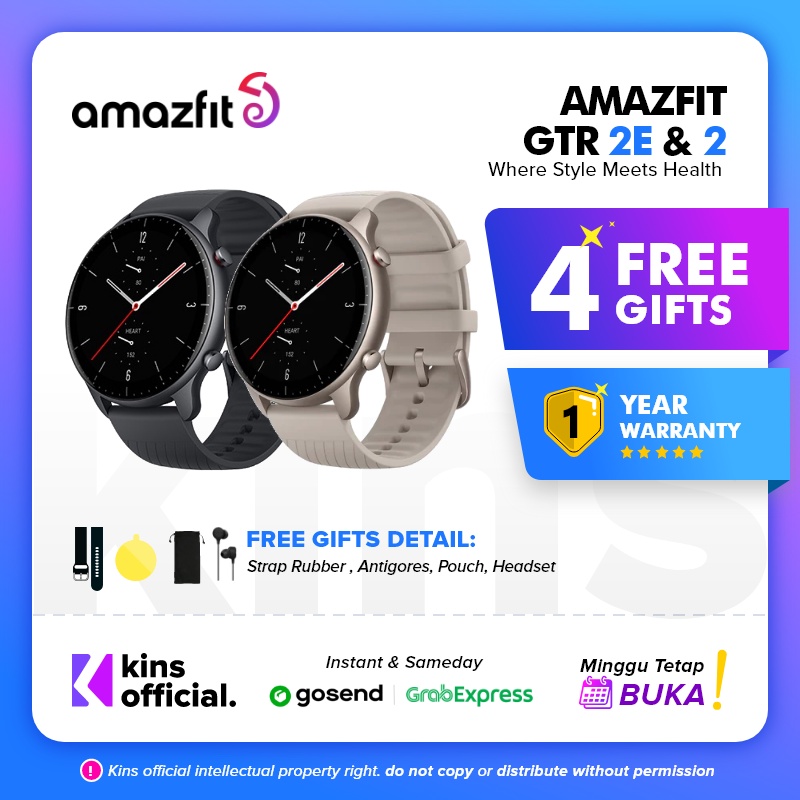 New Amazfit GTR 2 / Amazfit GTR 2E International Version Garansi Resmi
