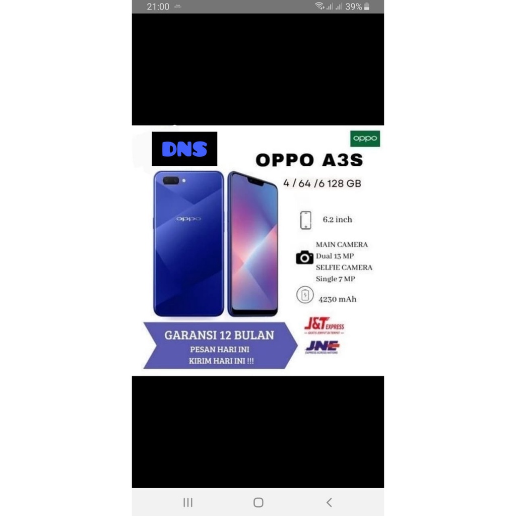 OPPO A3S RAM 6/64GB -4/128GB GARANSI 1 THN - 6-128GB, Merah