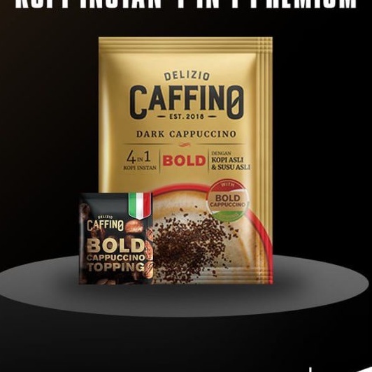 Kopi Instant 4in1 Caffino Dark Cappucino (1 Renceng 10 Sachet)