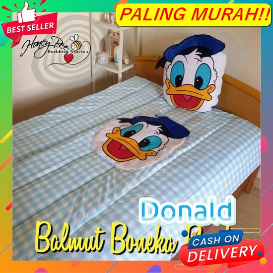 Bantal Selimut Karakter Balmut Dewasa Balmutselimut Anak Selimut Anak  Balmut Kepala Donald
