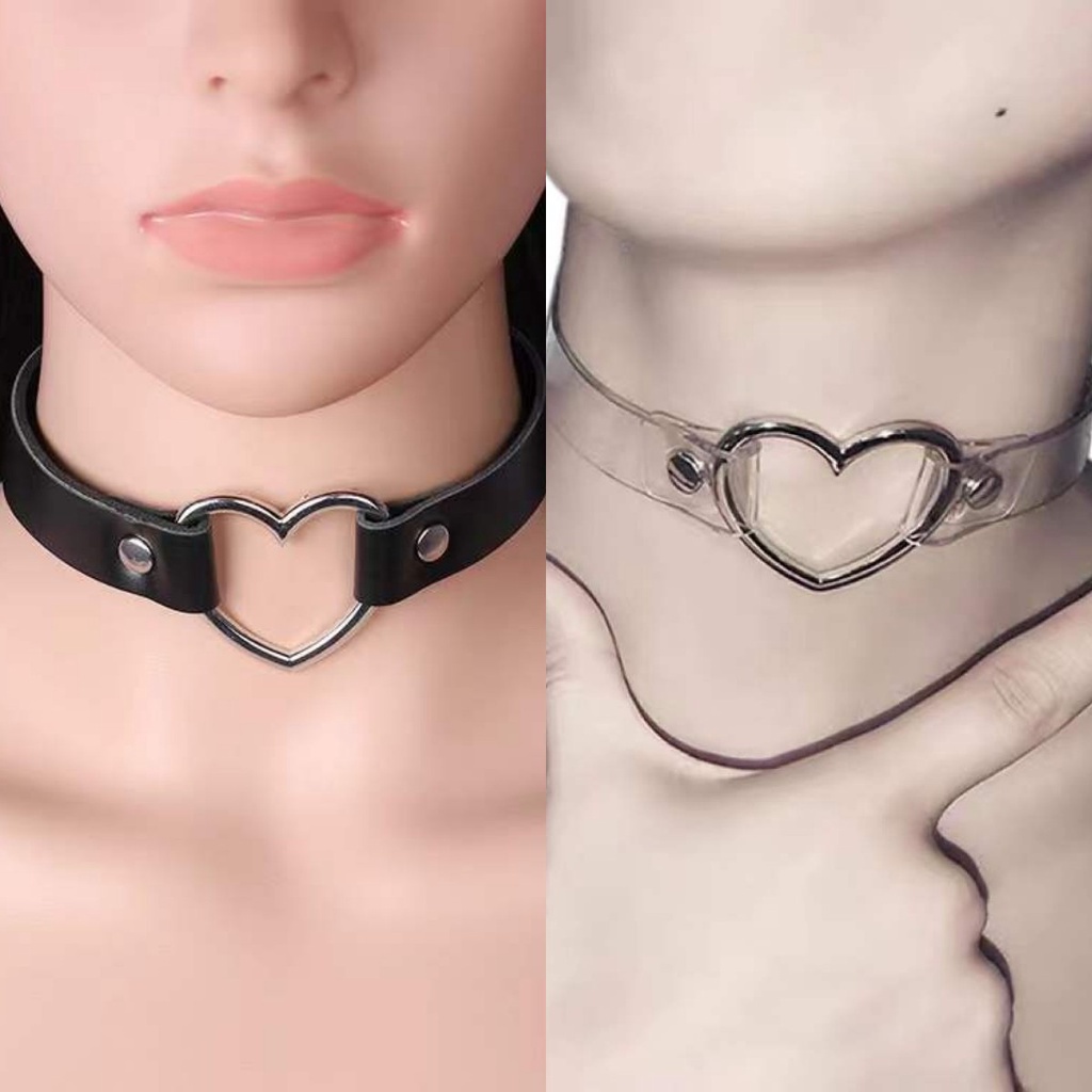 Women Gothic Fashion Heart Choker 8339