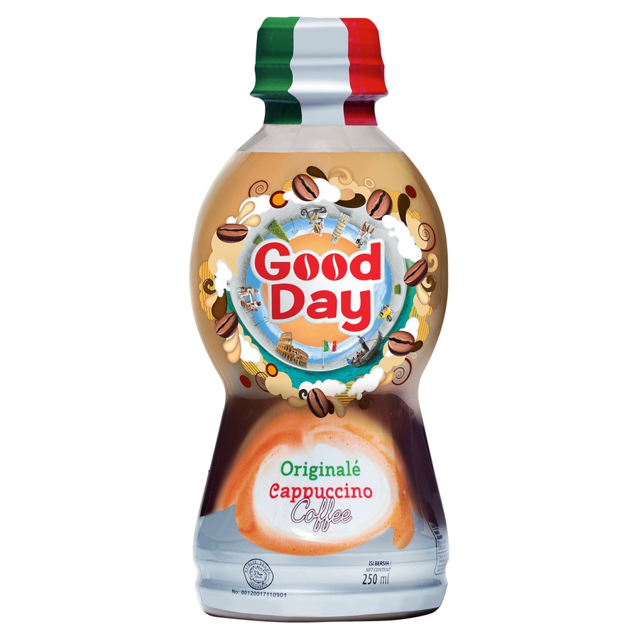 KOPI SUSU READY TO DRINK GOOD DAY ORIGINALE CAPPUCCINO 250ML