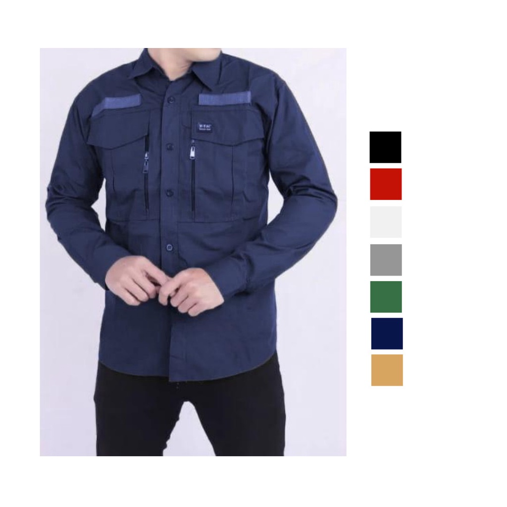 KEMEJA W-TAC PANJANG PRIA / KEMEJA TACTICAL OUTDOOR