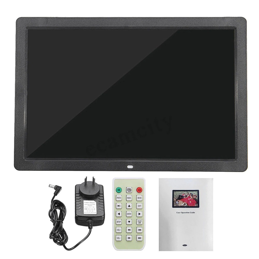 Digital Foto Frame LED 17 Inch HD 1080P - Resolusi 1440x900