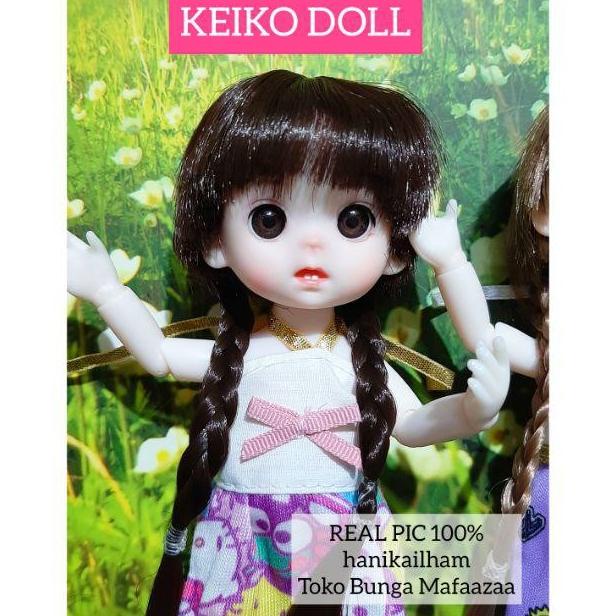 *****] Keiko Chan Doll boneka pivotal Keiko doll boneka 3d eyes 16 cm boneka