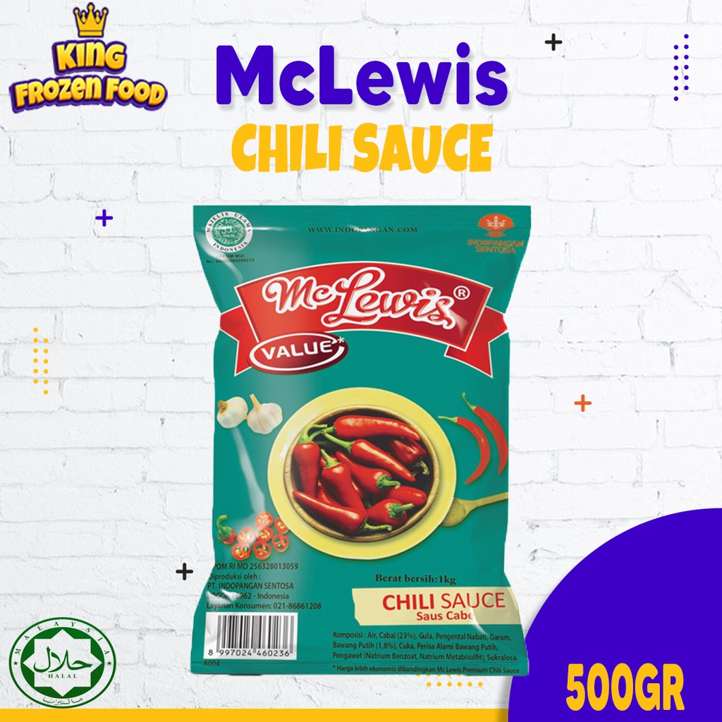 Mc Lewis Sauce Chili/Saus Cabe/Extra Pedas 500G