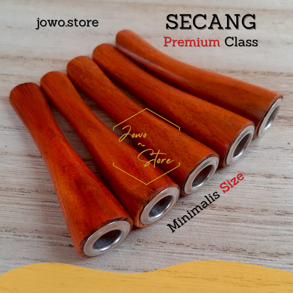 Grosir pipa rokok kayu secang cangklong once roko secang merah