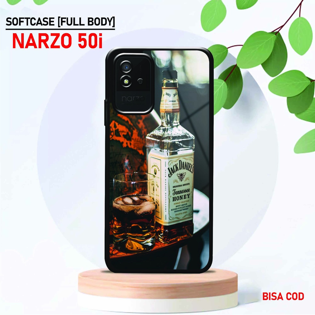 Softcase Glossy Realme Narzo 50i - Fashion Case [ UC 55 ] Realme Narzo 50i - Softcase Mengkilat Real