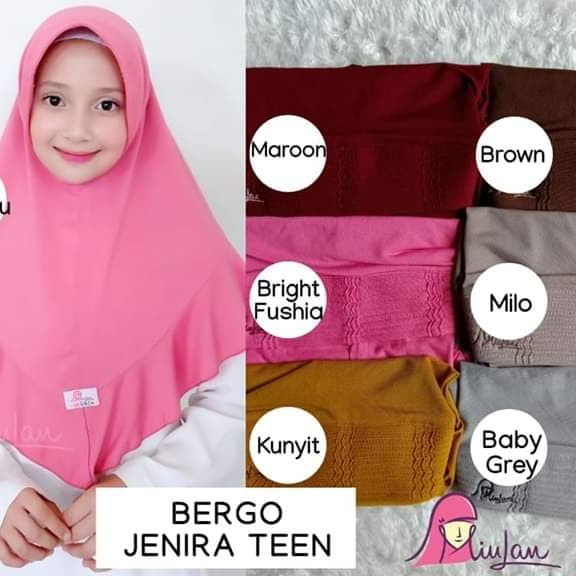 Lucu Jilbab Miulan Anak Bergo Jenira Teen Bergo Jersey Anak 10 Tahun Hemat