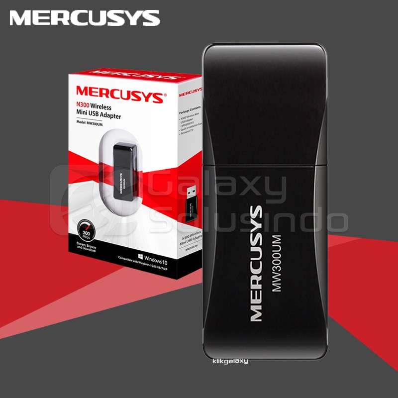 MERCUSYS MW300UM 300Mbps Wireless Mini USB Adapter