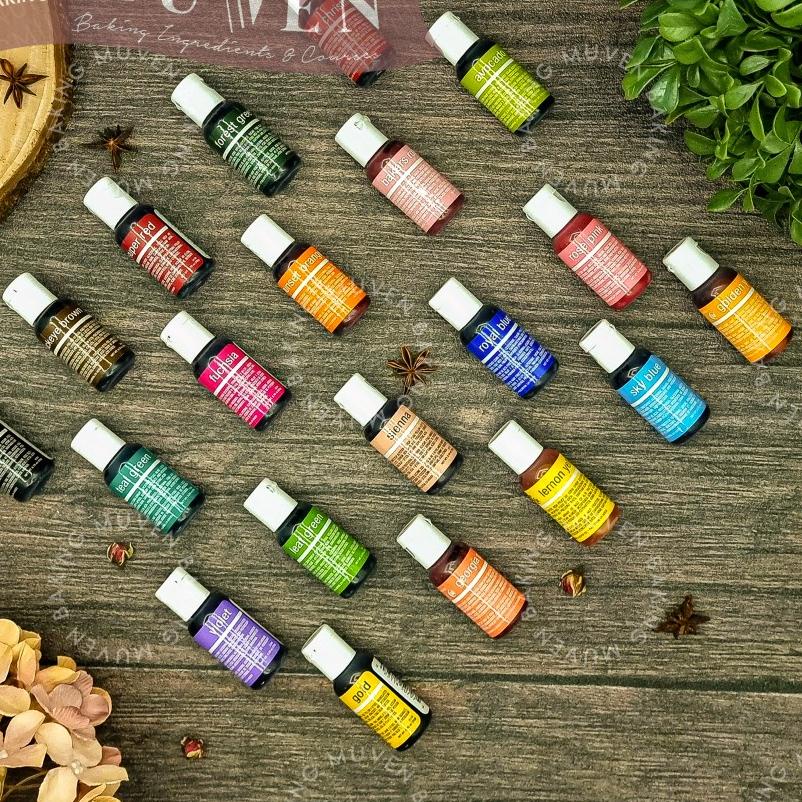 

limited Edition✔️CHEFMASTER LIQUA-GEL FOOD COLOR 20 Gr / PEWARNA MAKANAN / COLOUR GEL|RA1