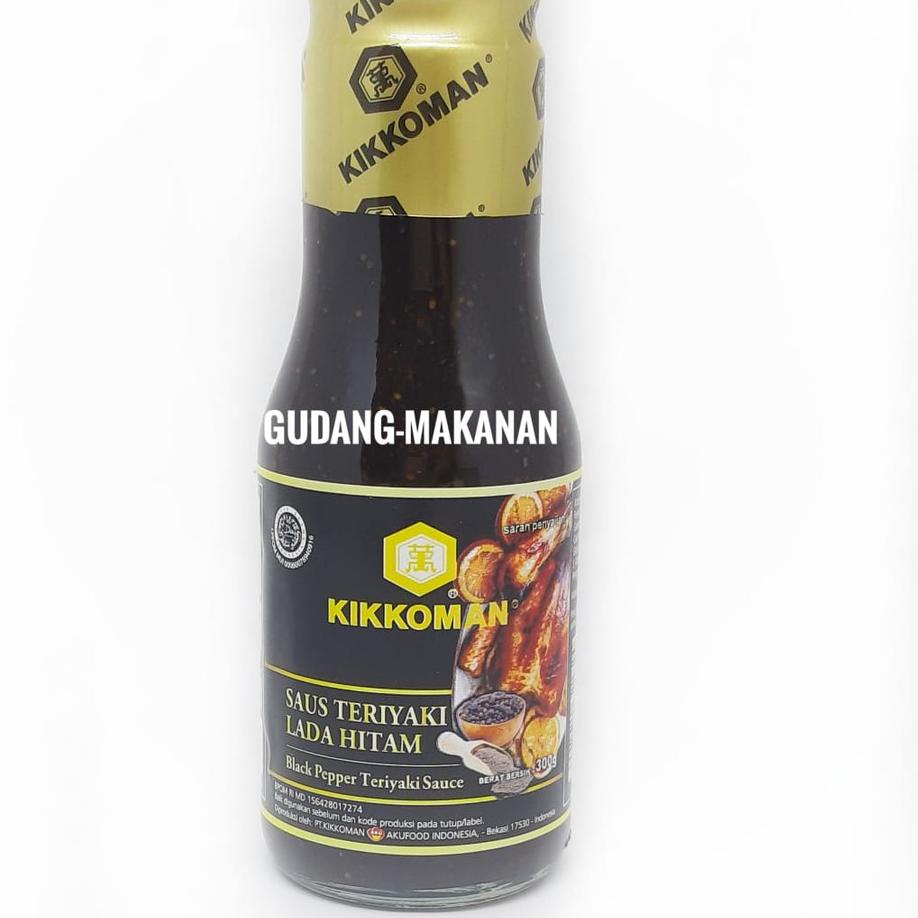 

Original Kikkoman Saus Teriyaki Lada Hitam HALAL 300g 
