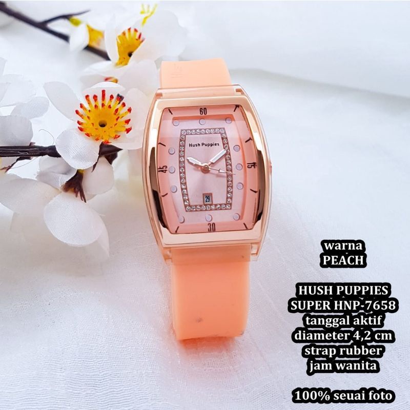 Medan Termurah Tanggal aktif Jam tangan wanita import jam tangan rubber HushP cantik