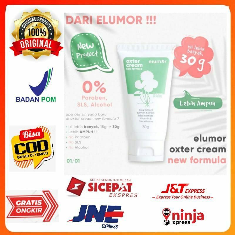ELUMOR OXTER CREAM OxterWhite Serum PEMUTIH KETIAK Selangkangan Lipatan
