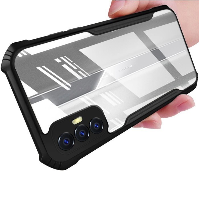 Case Vivo Y16 Y02 2022 Y22 Y22s Softcase Fusion Shockproof Transparan Protect Casing