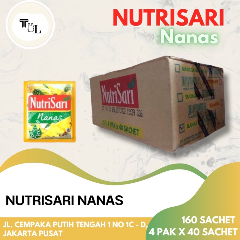 

Nutrisari - 160Sachet - 4 Pak X 40 Sachet