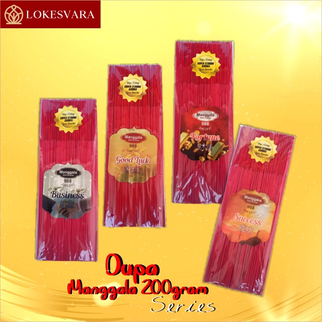 Dupa Hio Wangi Harum Celup Manggala Good Luck 39cm 200gram Merah