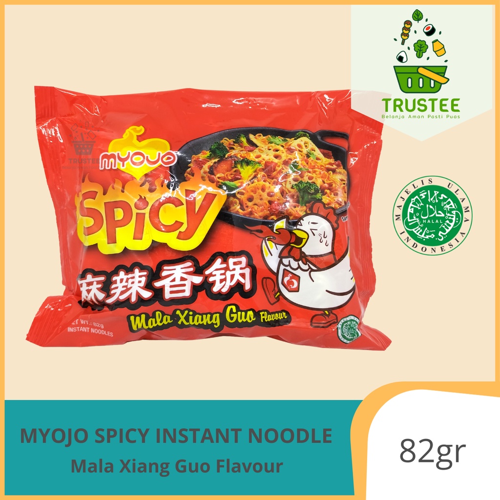 Myojo Spicy Instant Noodle Mala Xiang Guo 82gr HALAL
