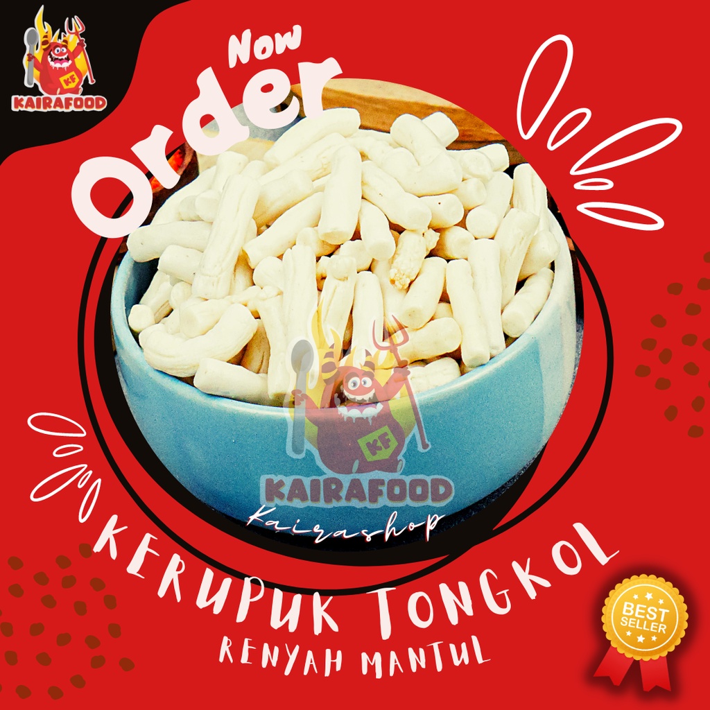 1 KG KERUPUK TONGKOL | KRUPUK TONGKOL RENYAH