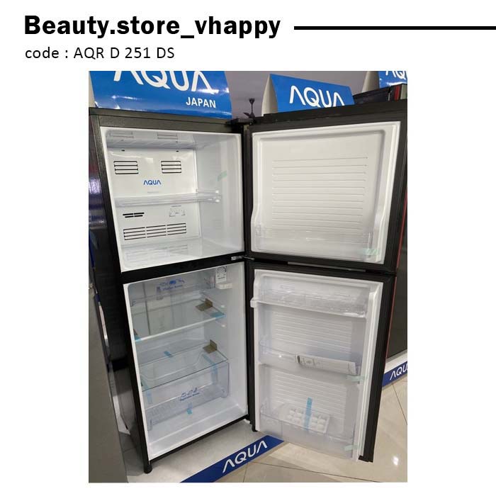 kulkas aqua 2 pintu aqr 251 ds/ls garansi resmi khusus bandung dan jawa barat #murah