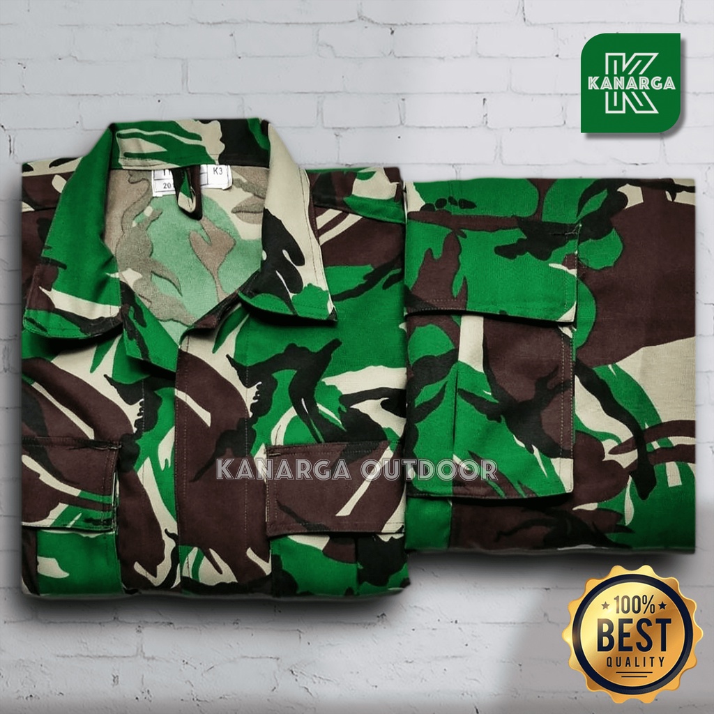 SERAGAM PDL TNI ANTI AIR BAHAN VELBED WOOL - SETELAN VELBET MALVINAS TRI MATRA - BAJU KEMEJA CELANA 