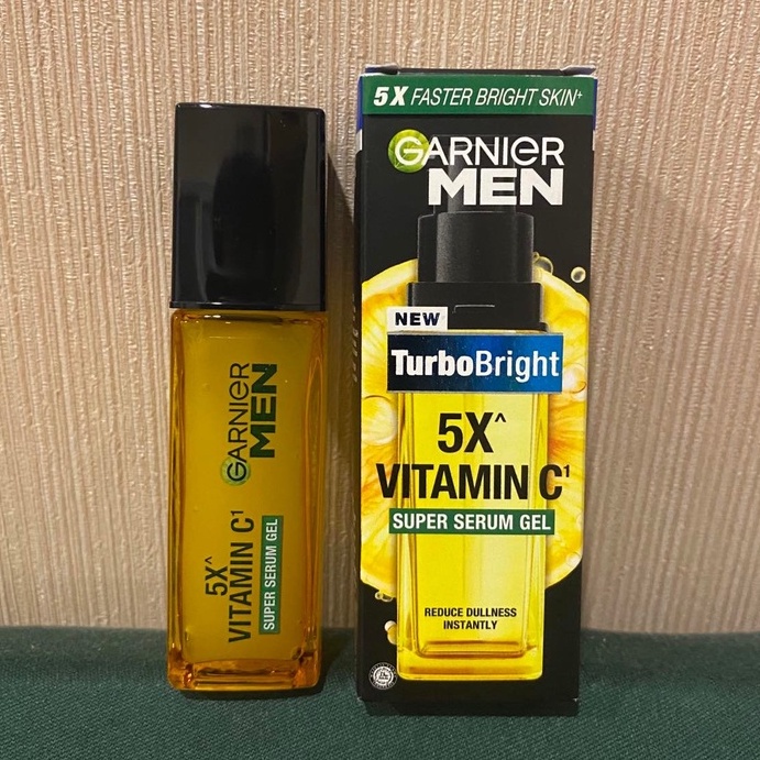 Garnier Men TurboBright Brightening Vitamin C Super Serum Gel 30ml