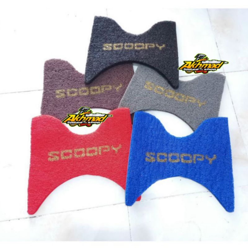 KARPET PIJAKAN KAKI ALAS KAKI HONDA SCOOPY SPORTY STYLISH 2019 PIJAKAN KAKI