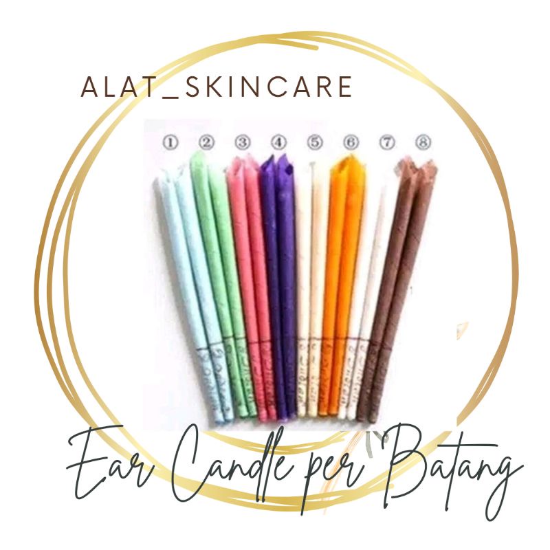 EAR CANDLE PER BATANG WARNA UNGU