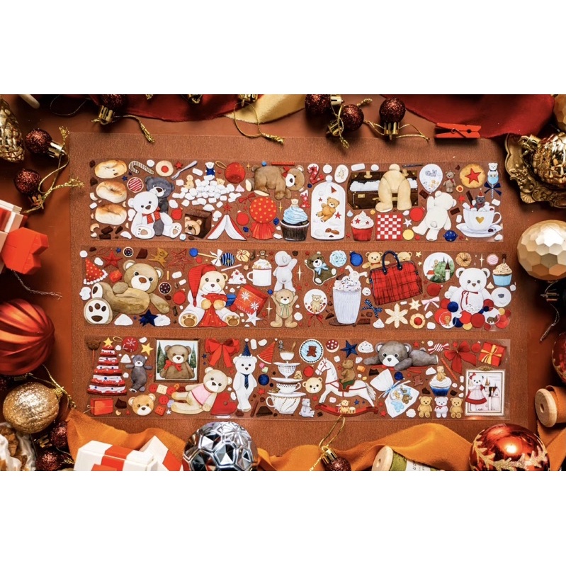 

Deer Studio Bear Collection PET Tape