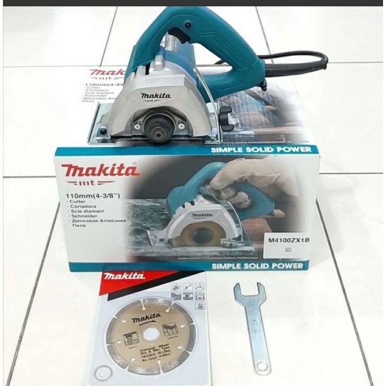 Makita Mesin Potong Keramik Duduk 4- 3/8 mm Plus Mata Pisau