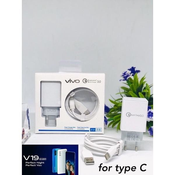 Charger Vivo V11 Pro For Micro/Charger Vivo V19 For Type C High Quality Pengisi Daya Super Cepat Promo By Sen