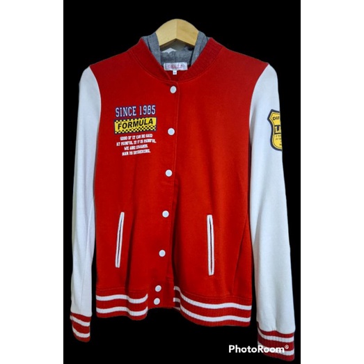 Varsity Colza 2tone Red and White