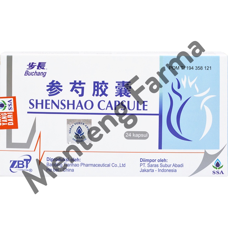 Buchang Shenshao Capsule - Obat Sirkulasi Darah