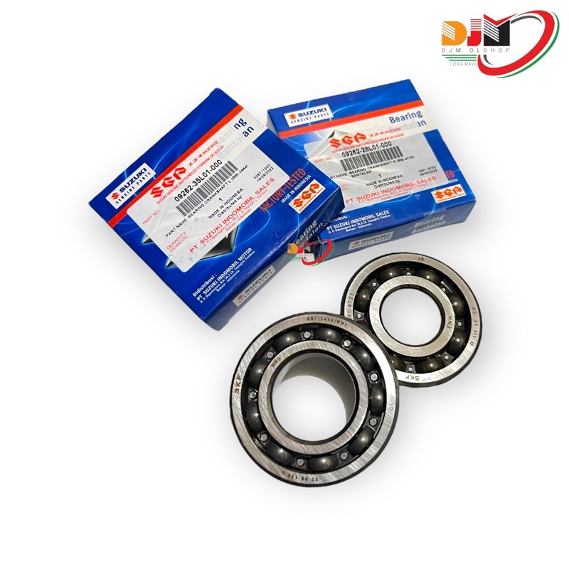 BEARING KRUK AS SUZUKI SATRIA FU150 ORIGINAL SGP Kiri 09262-28L01-000 | Kanan 09262-35L01-000