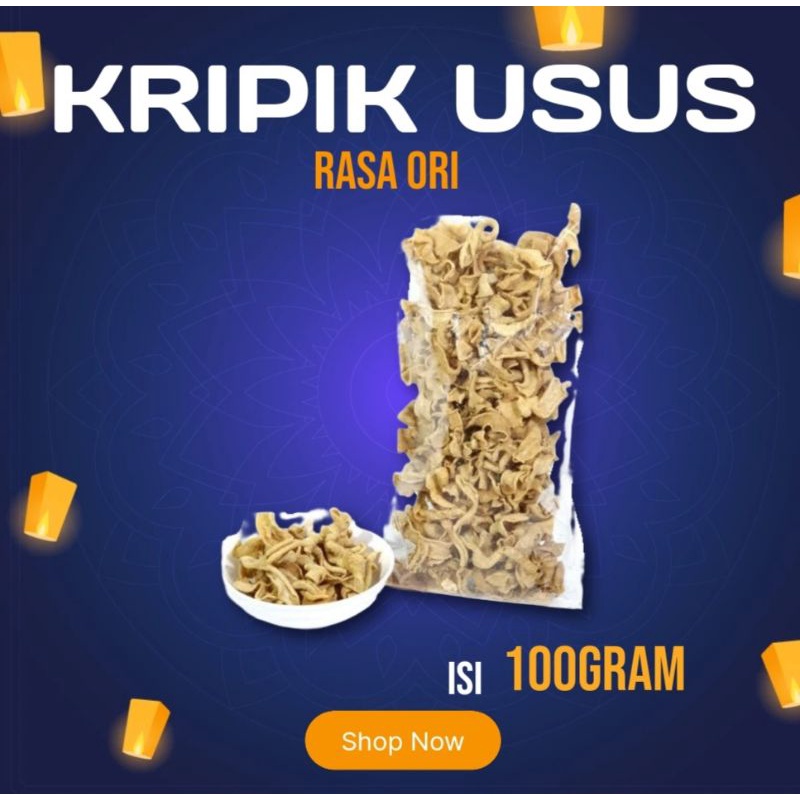 

KRIPIK USUS 100 GRAM