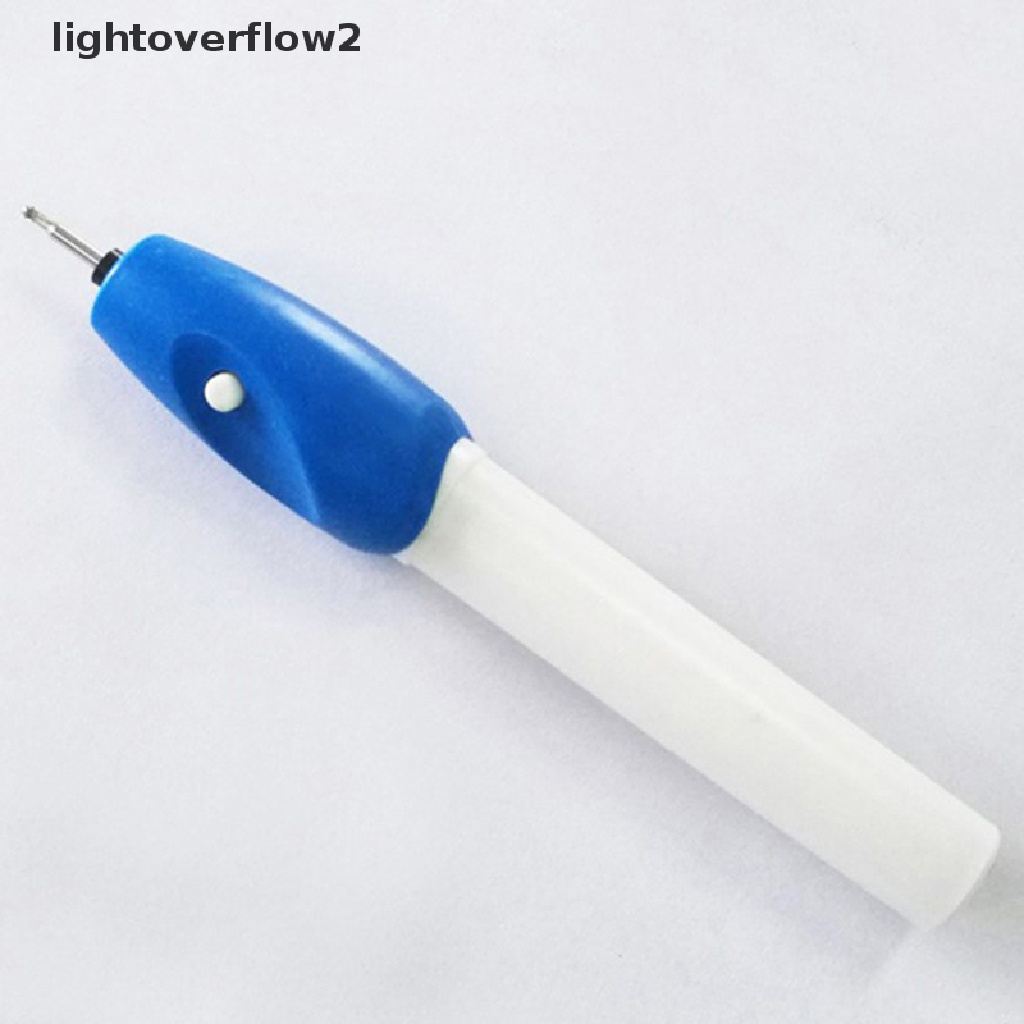 (lightoverflow2) Pen Ukir Elektrik Mini DIY Untuk Perhiasan / Plastik / Metal / Kayu / Kaca