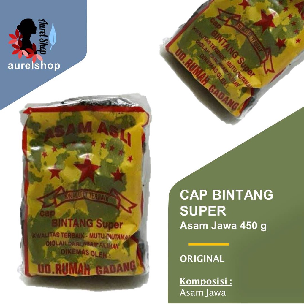 

CAP BINTANG Asam Jawa kemasan 450 gram