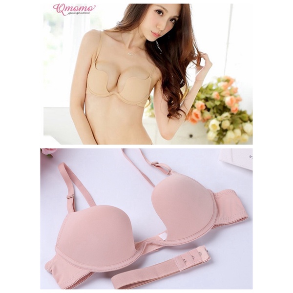 Bra push up kawat small chest gathered comfort simple Bh 3A121