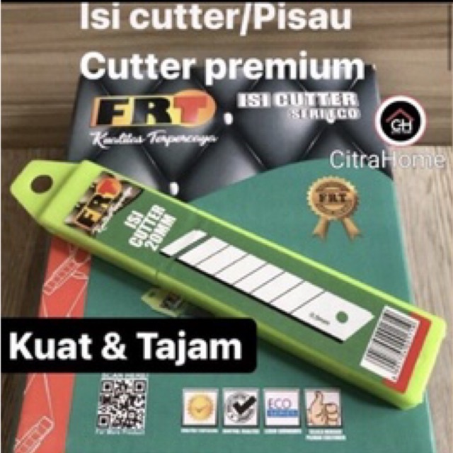

Isi /Pisau Cutter Besar (10pcs) FRT & Popeye
